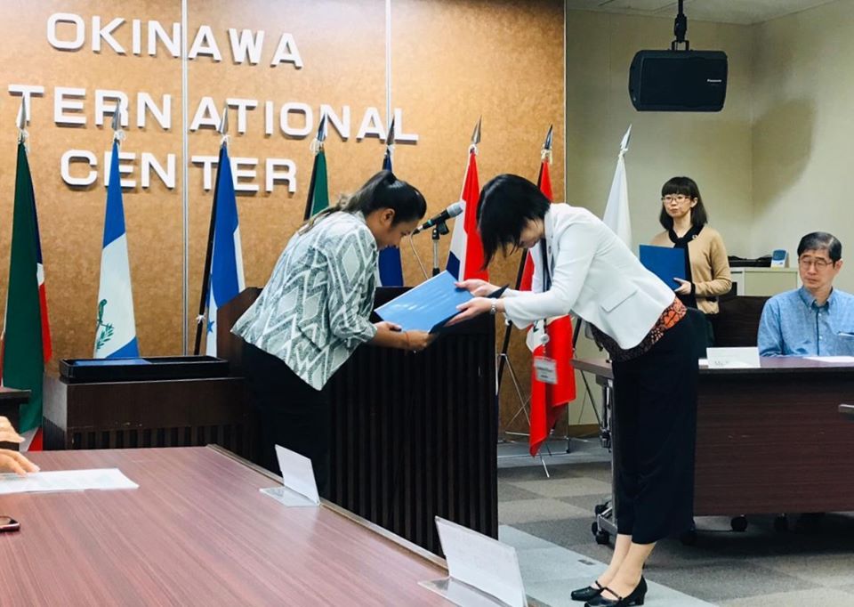 JICA aprueba enviar a Okinawa Japón a la Lic. Betzabé Nava Cruz.